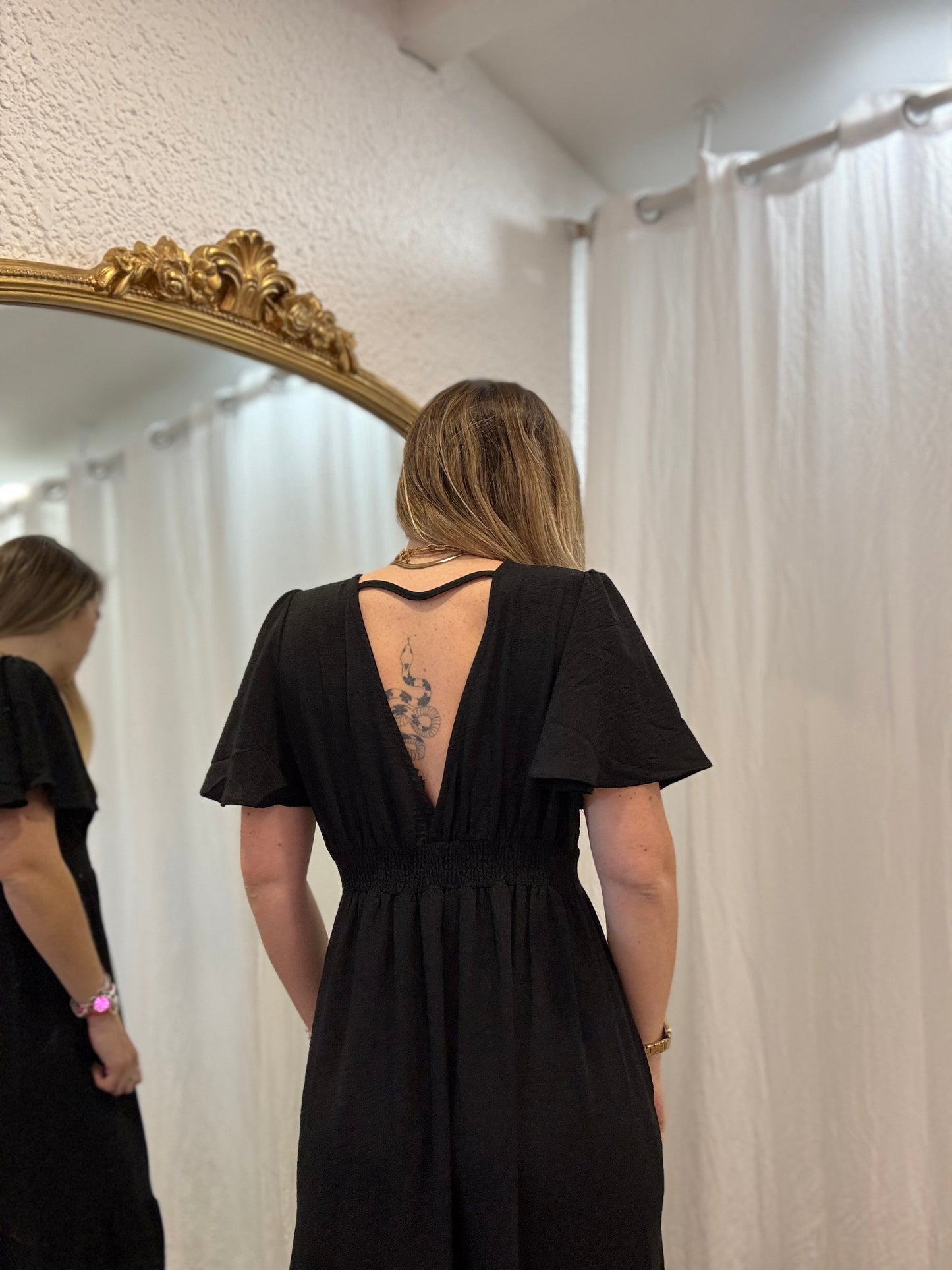 Robe longue EMMA Noir