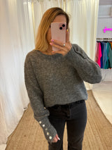 Pull CLAUDIA Gris foncé