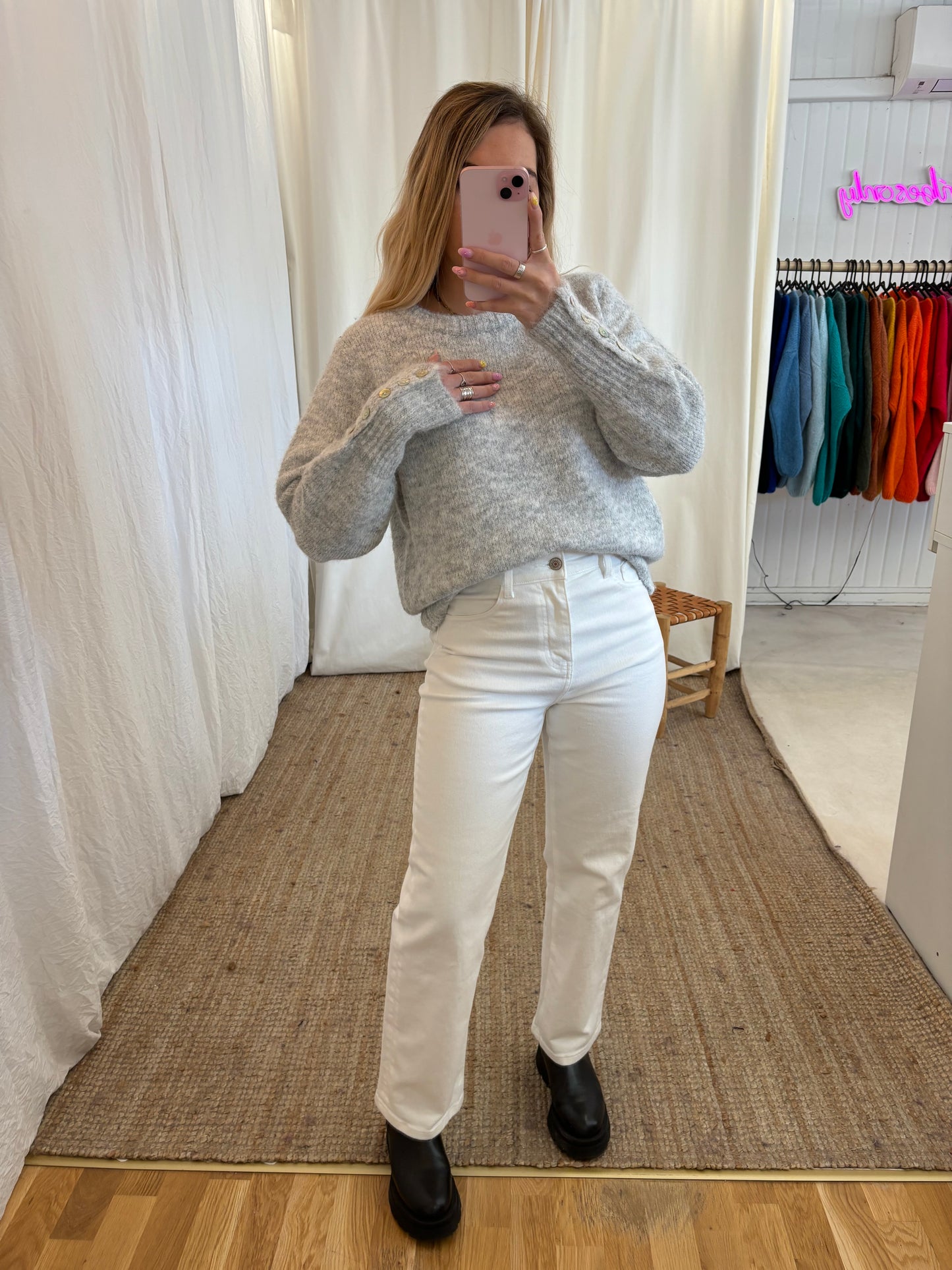 Pull CLAUDIA Gris clair