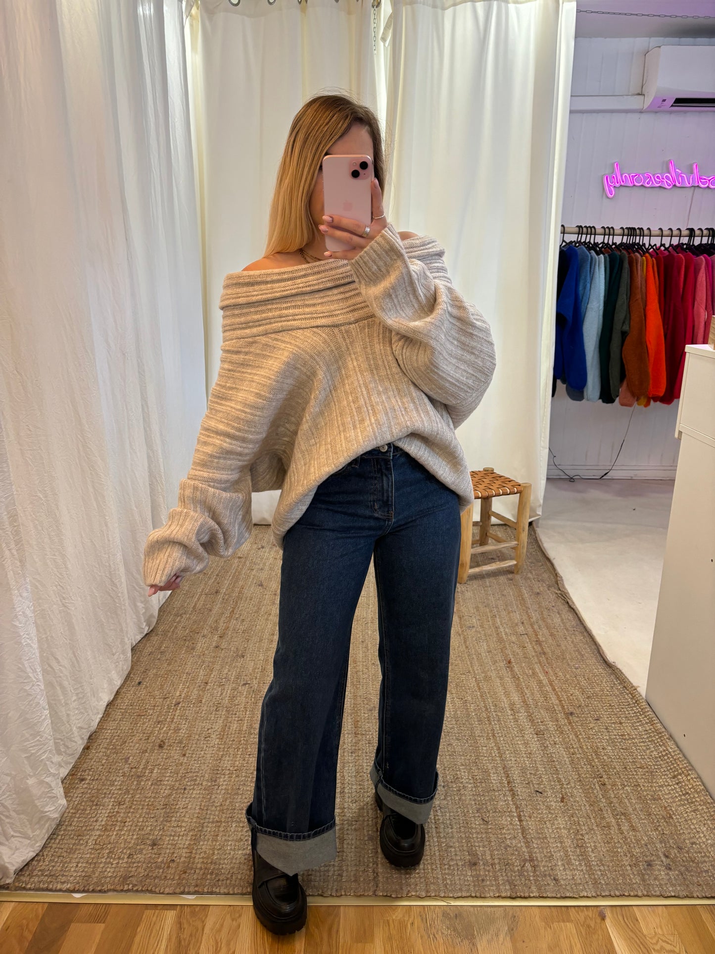 Pull PATT Beige
