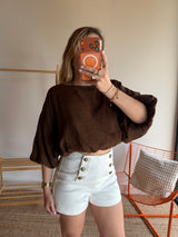 Blouse LISA Chocolat