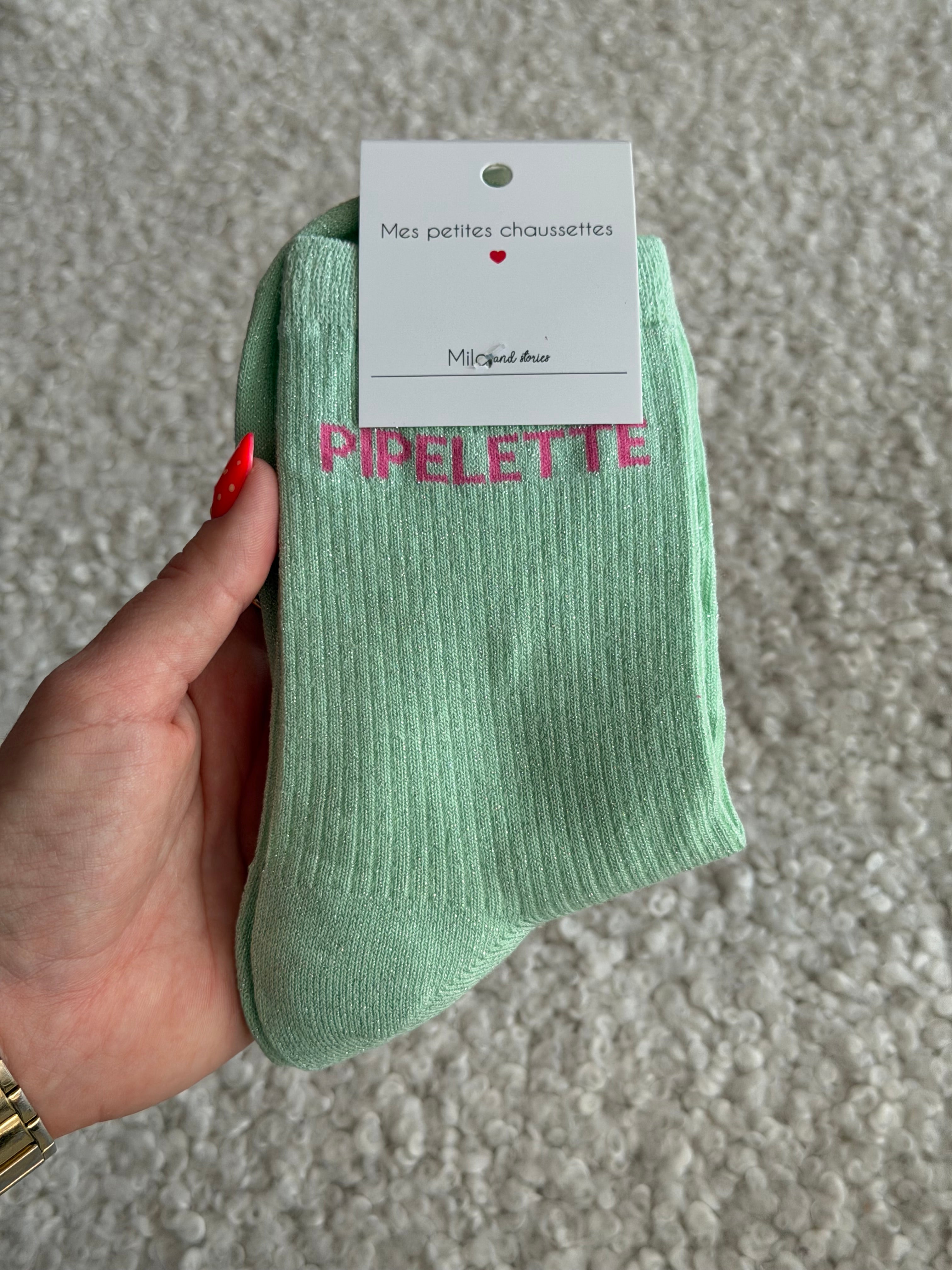 Chaussettes montantes PIPELETTE
