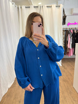 Blouse LYA Bleu électrique