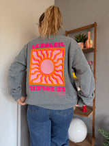 Sweat SOLEIL Gris (NEW FLUO)