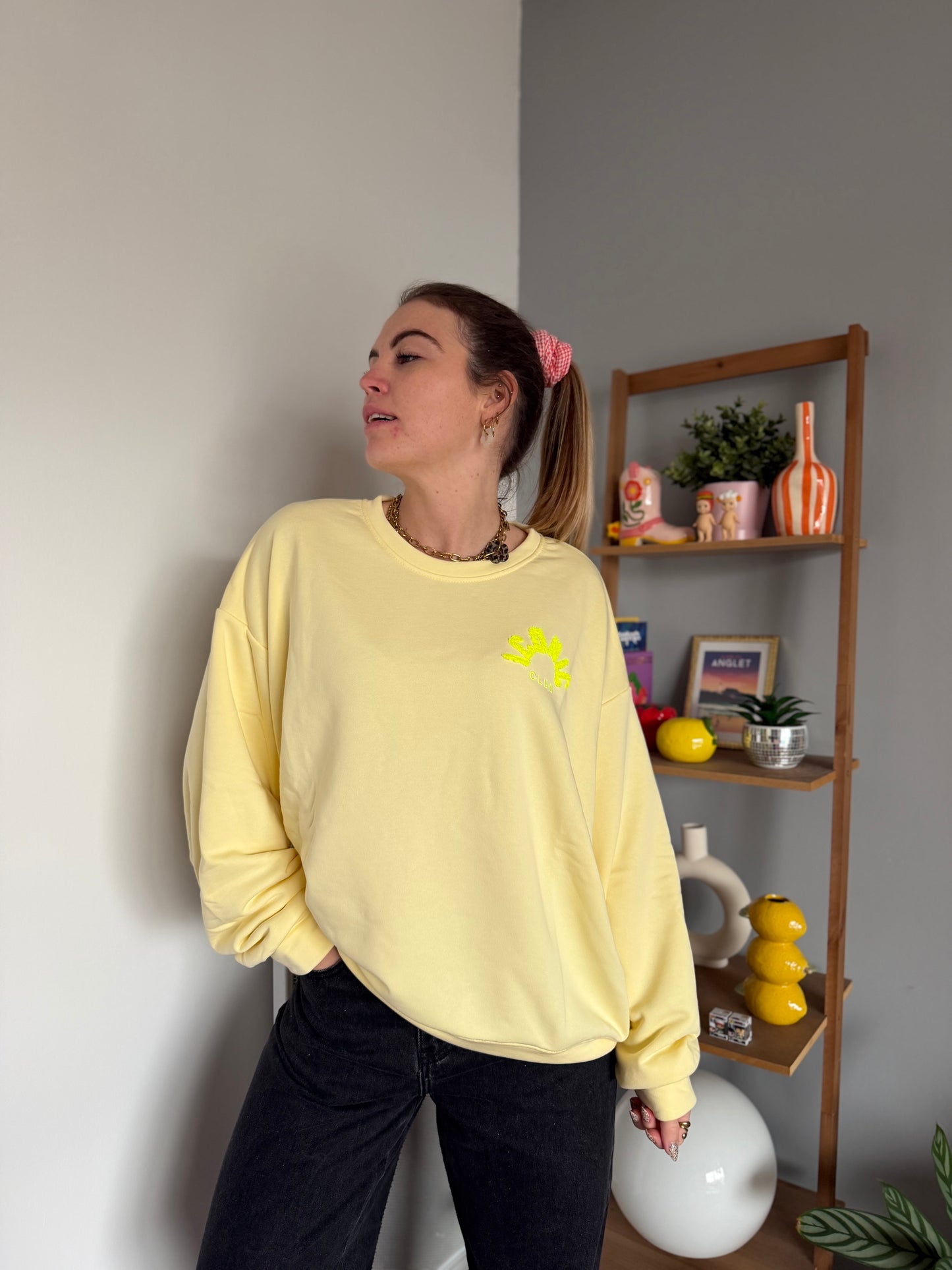 Sweat ICONIC Jaune + Jaune + Multicolore