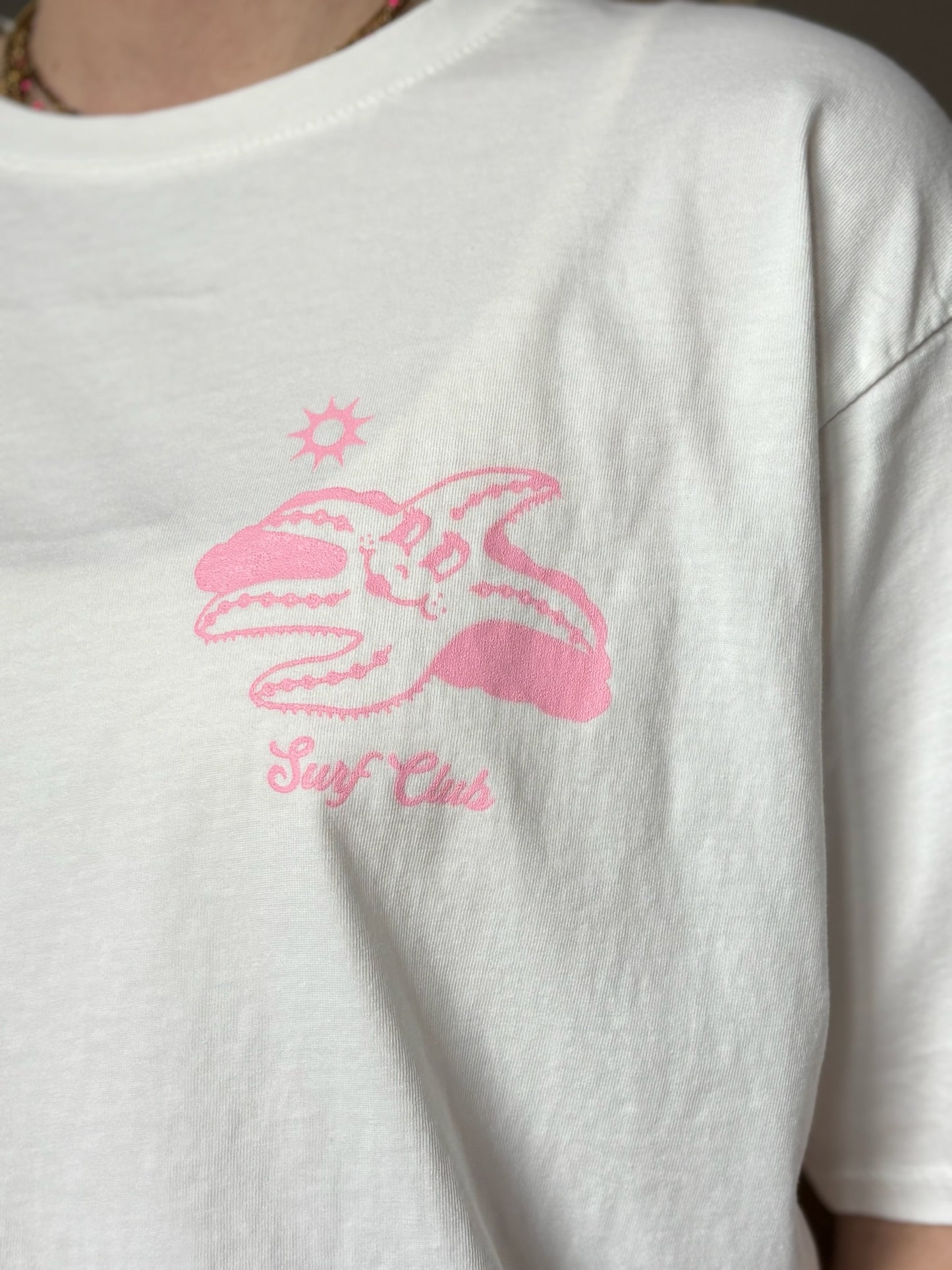 T-shirt SURF CLUB Blanc