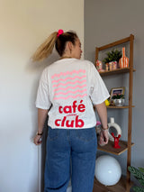 T-shirt CAFÉ CLUB Blanc