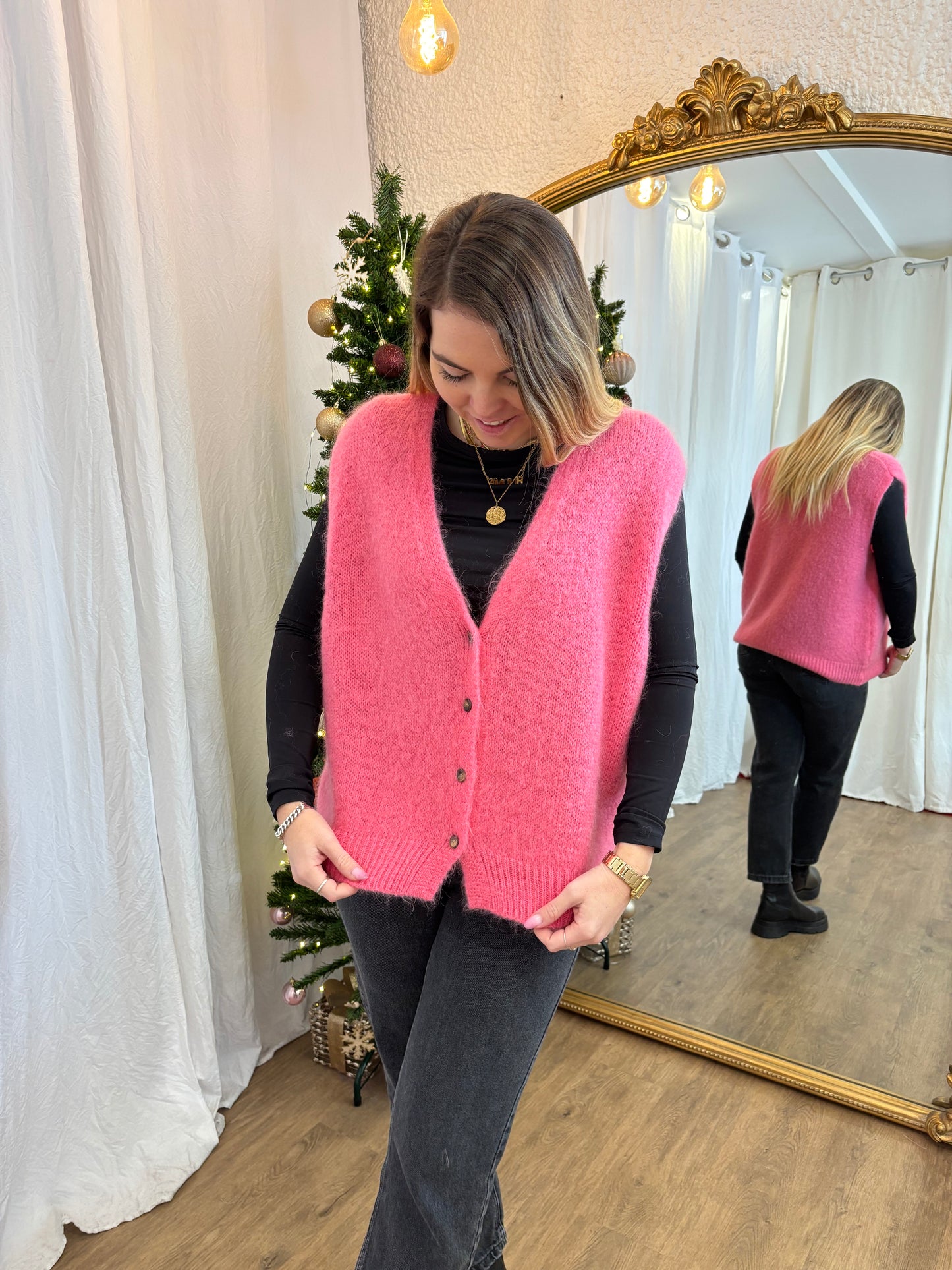 9 - Gilet TOM Rose malabar