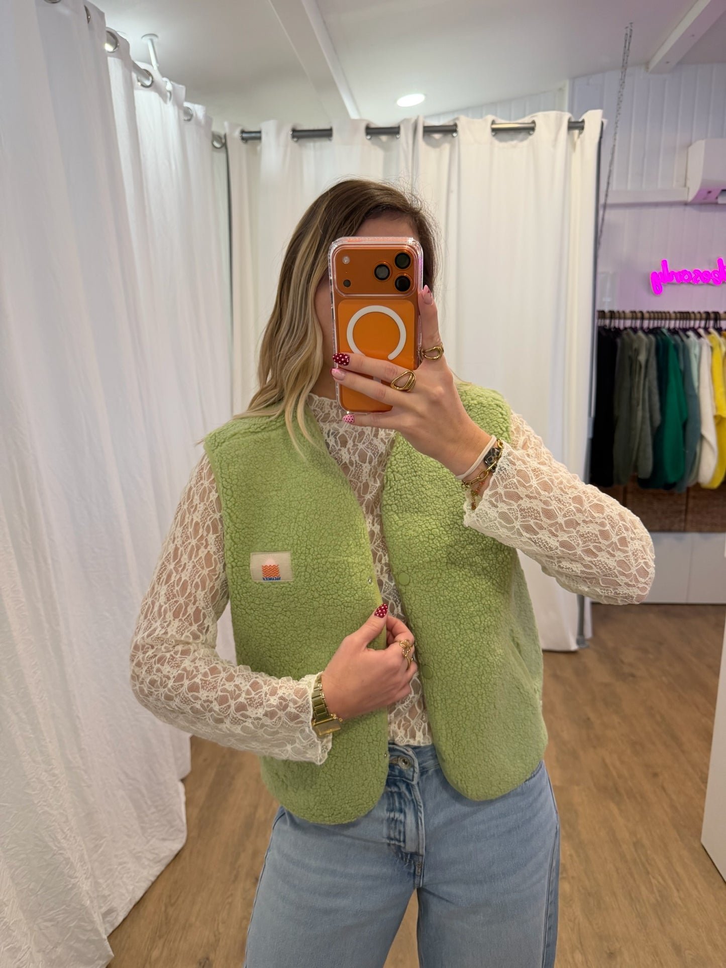 Gilet sans manches ANNA Vert