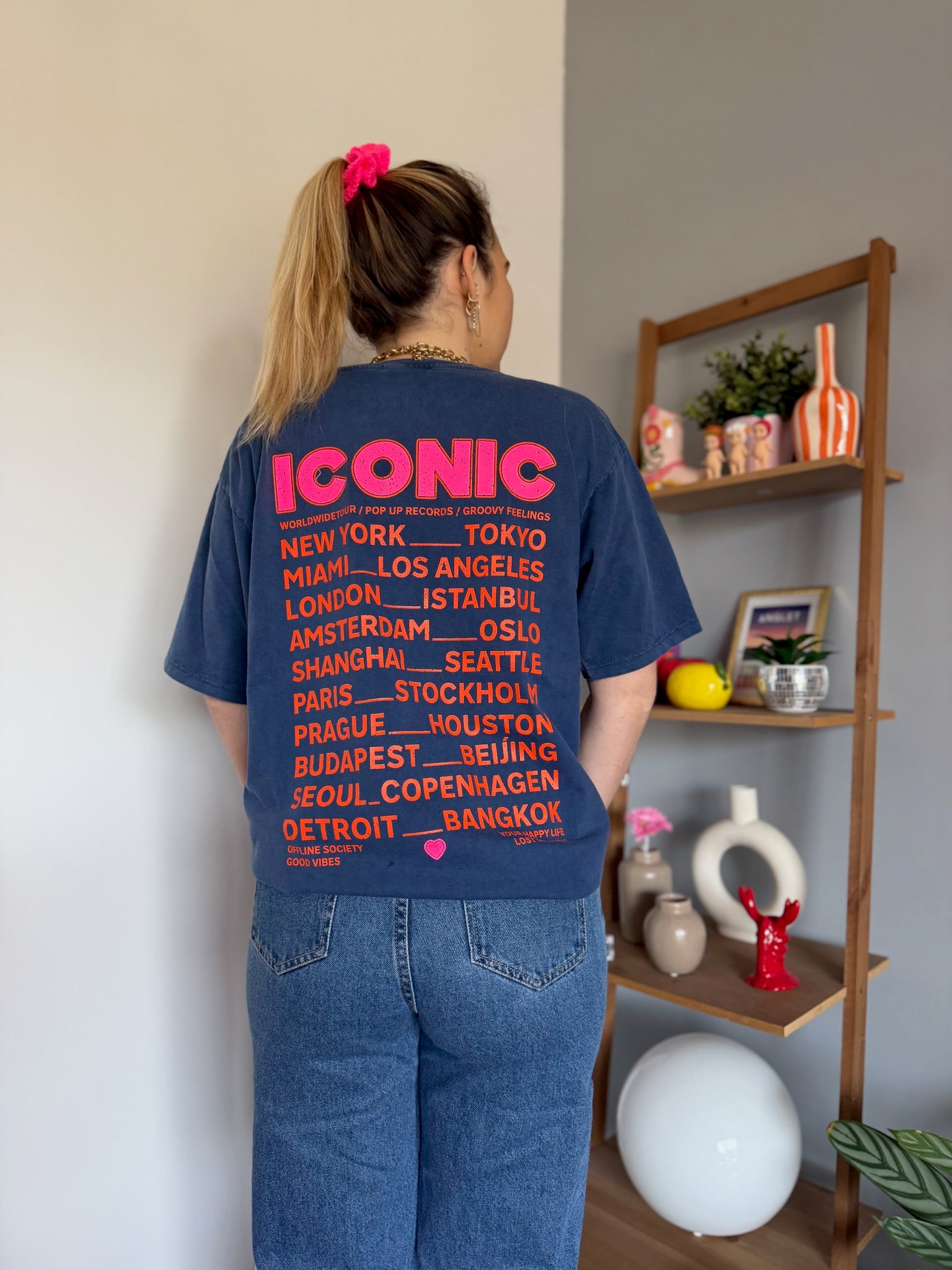 T-shirt ICONIC Bleu Marine