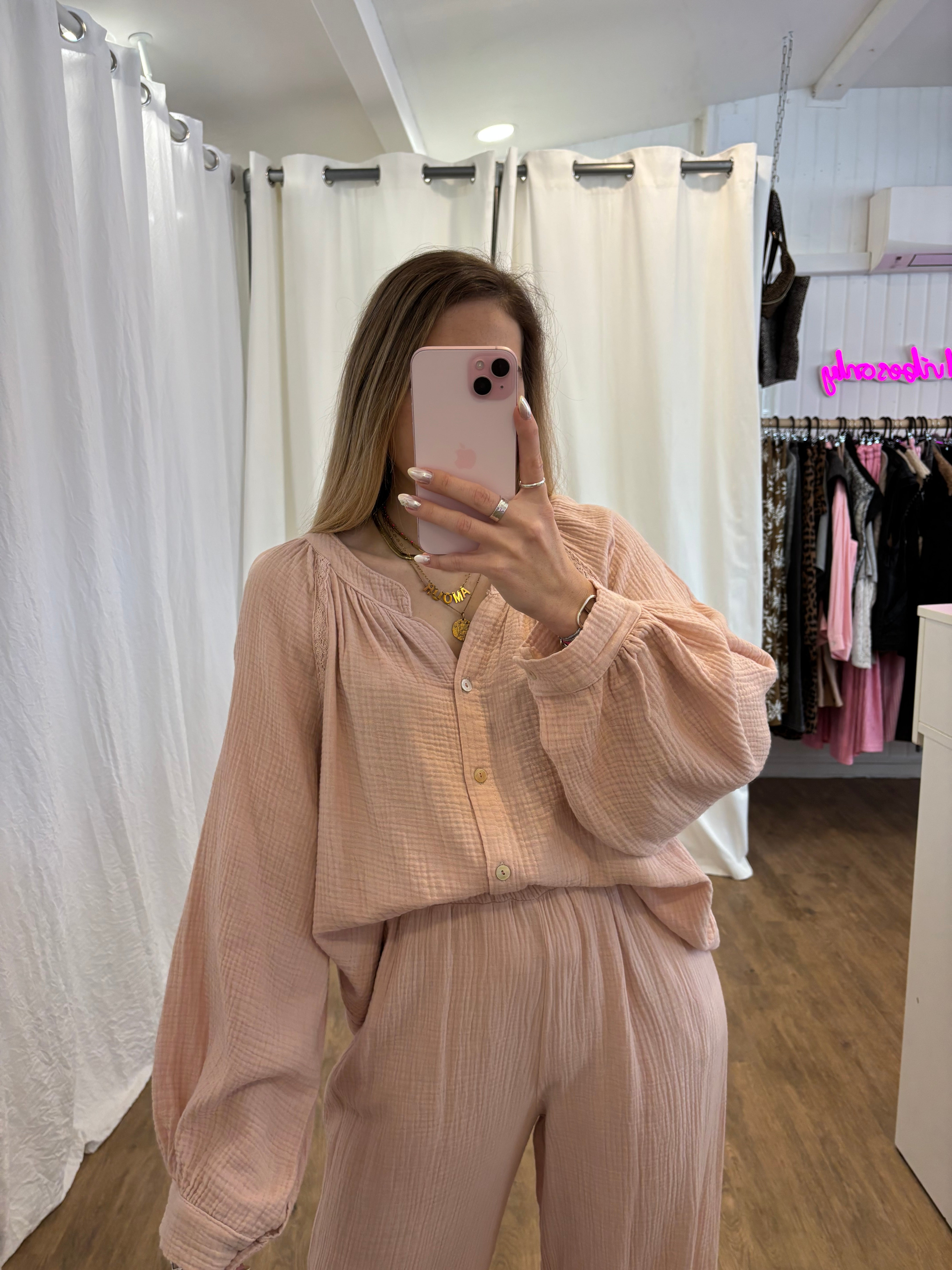 Blouse LYA Rose clair