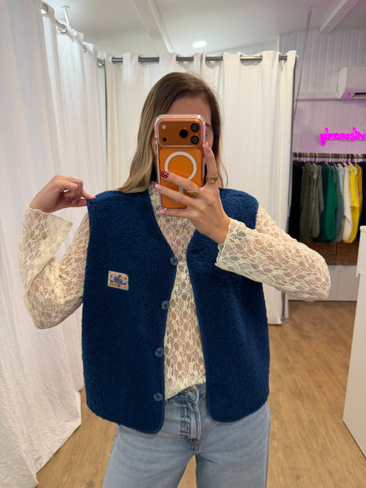 Gilet sans manches NINA Bleu marine