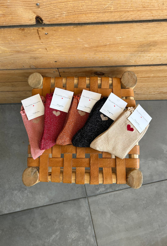 Chaussettes COEUR montantes