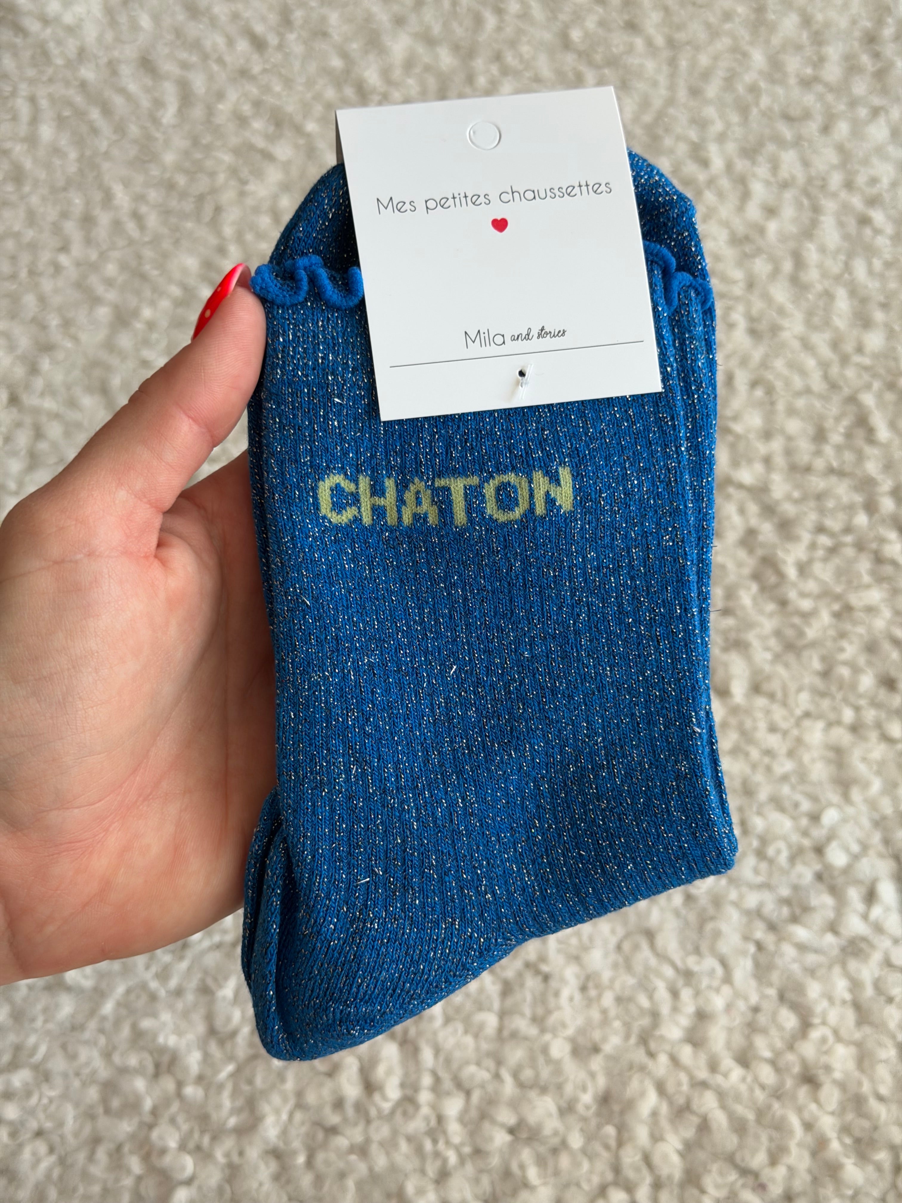 Chaussettes montantes CHATON