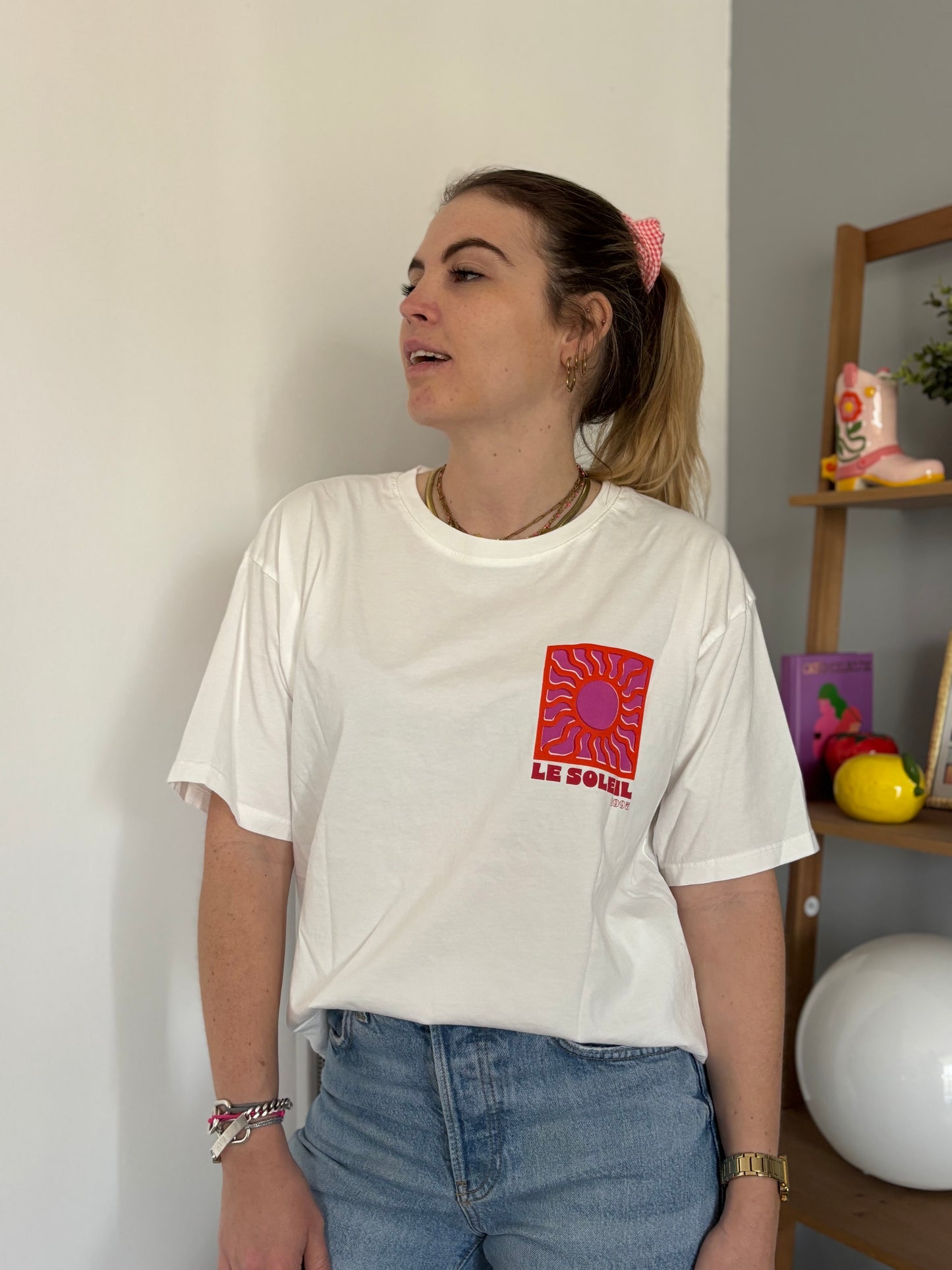 T-shirt SOLEIL Blanc