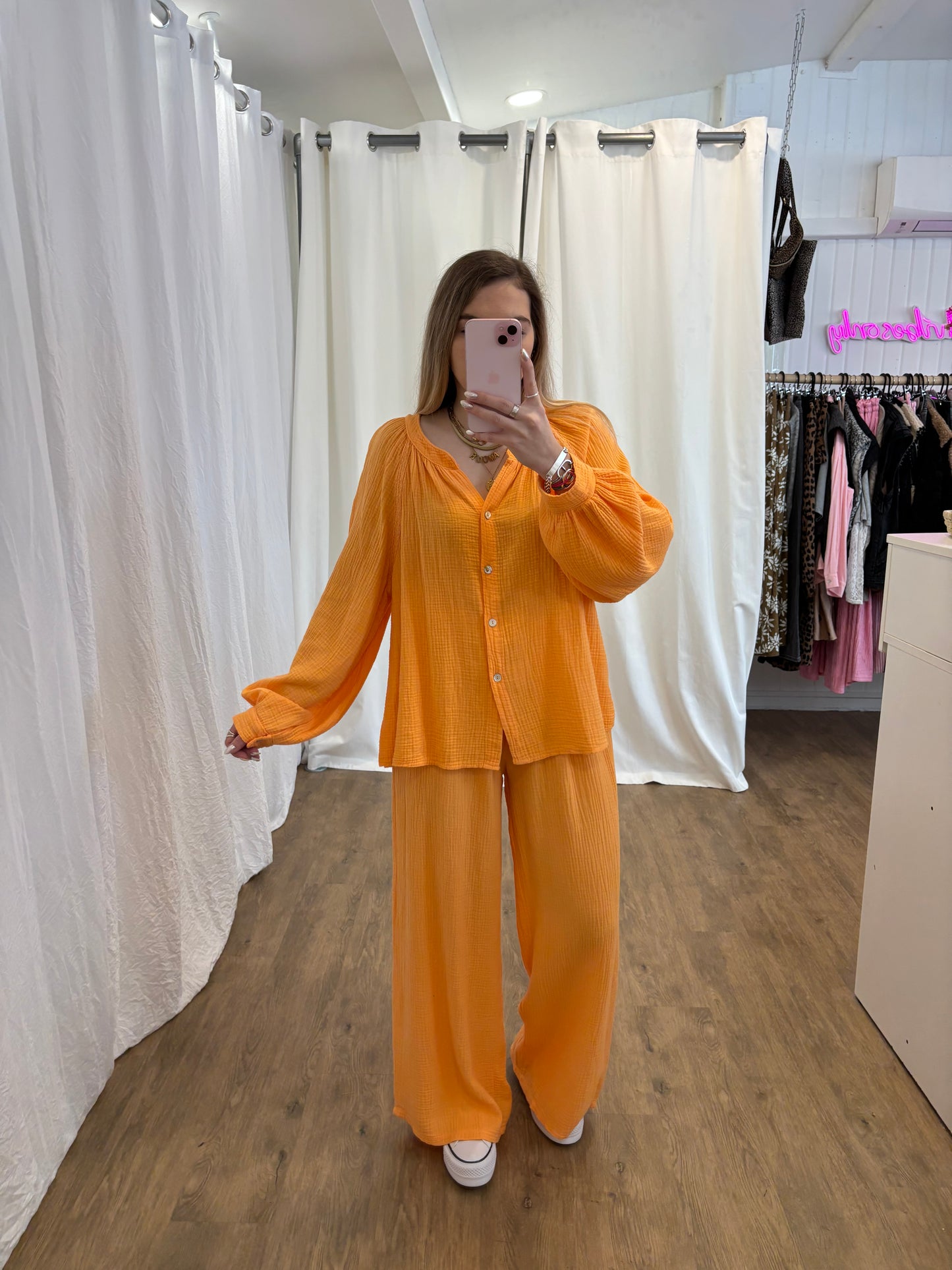 Pantalon LYA Orange agrume