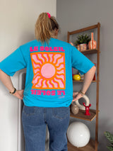 T-shirt SOLEIL Aqua (NEW FLUO)