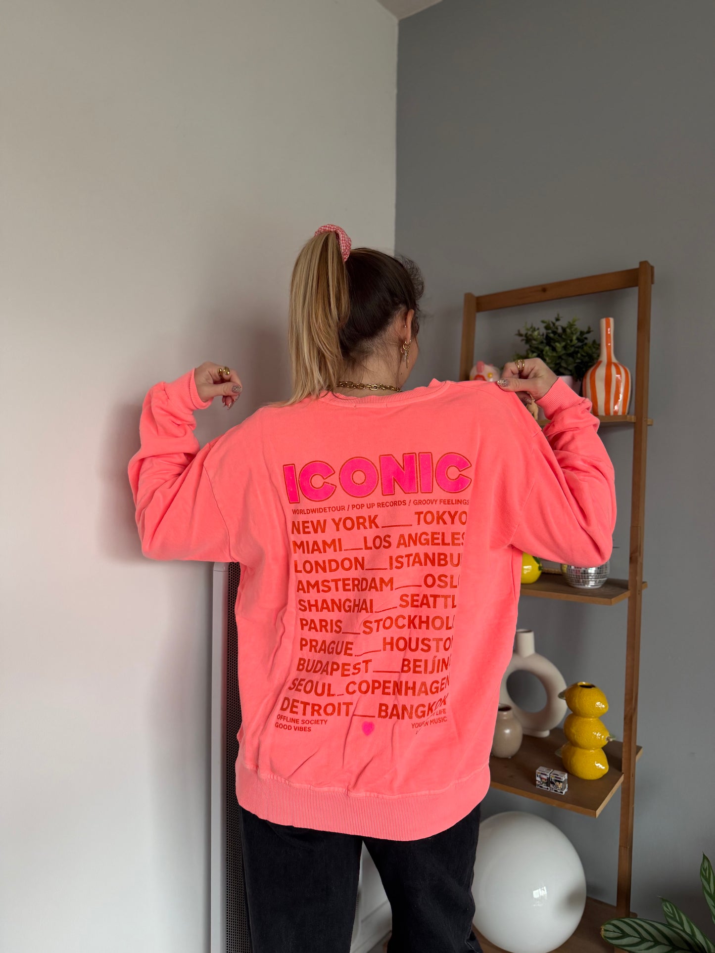 Sweat ICONIC Corail fluo