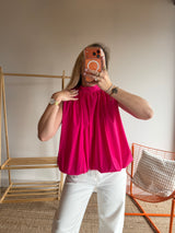 Top CARLA Fushia