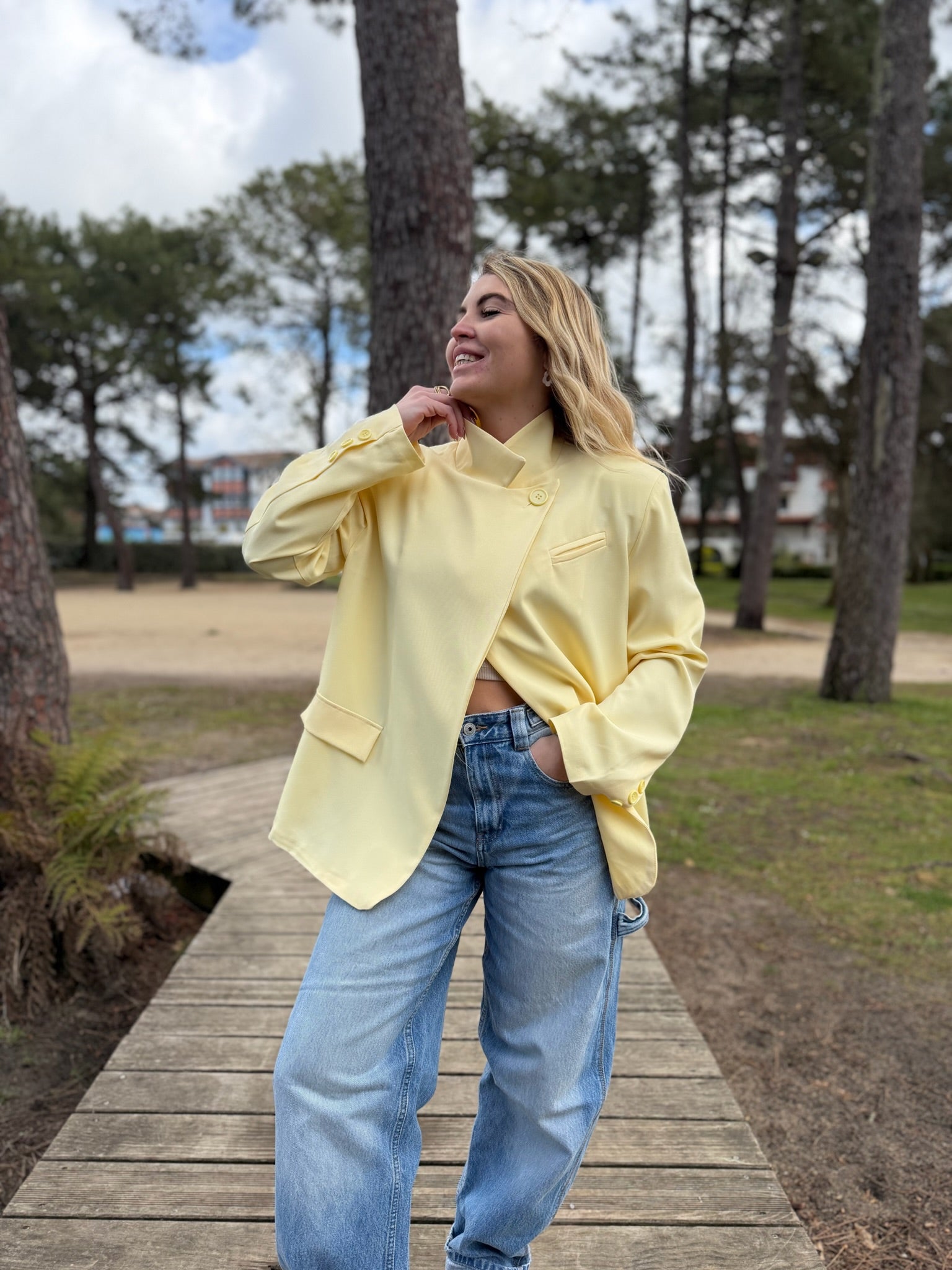 Veste blazer CHLOÉ Jaune