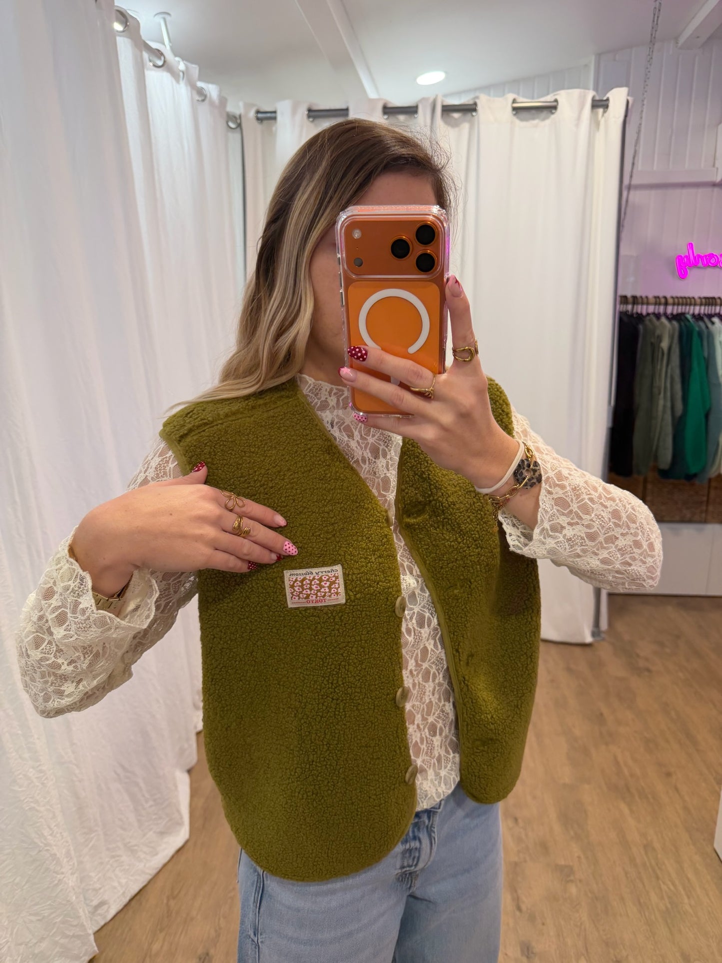 Gilet sans manches NINA Kaki