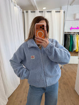 Veste polaire AVA Bleu Ciel