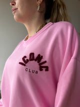 Sweat ICONIC CLUB Rose
