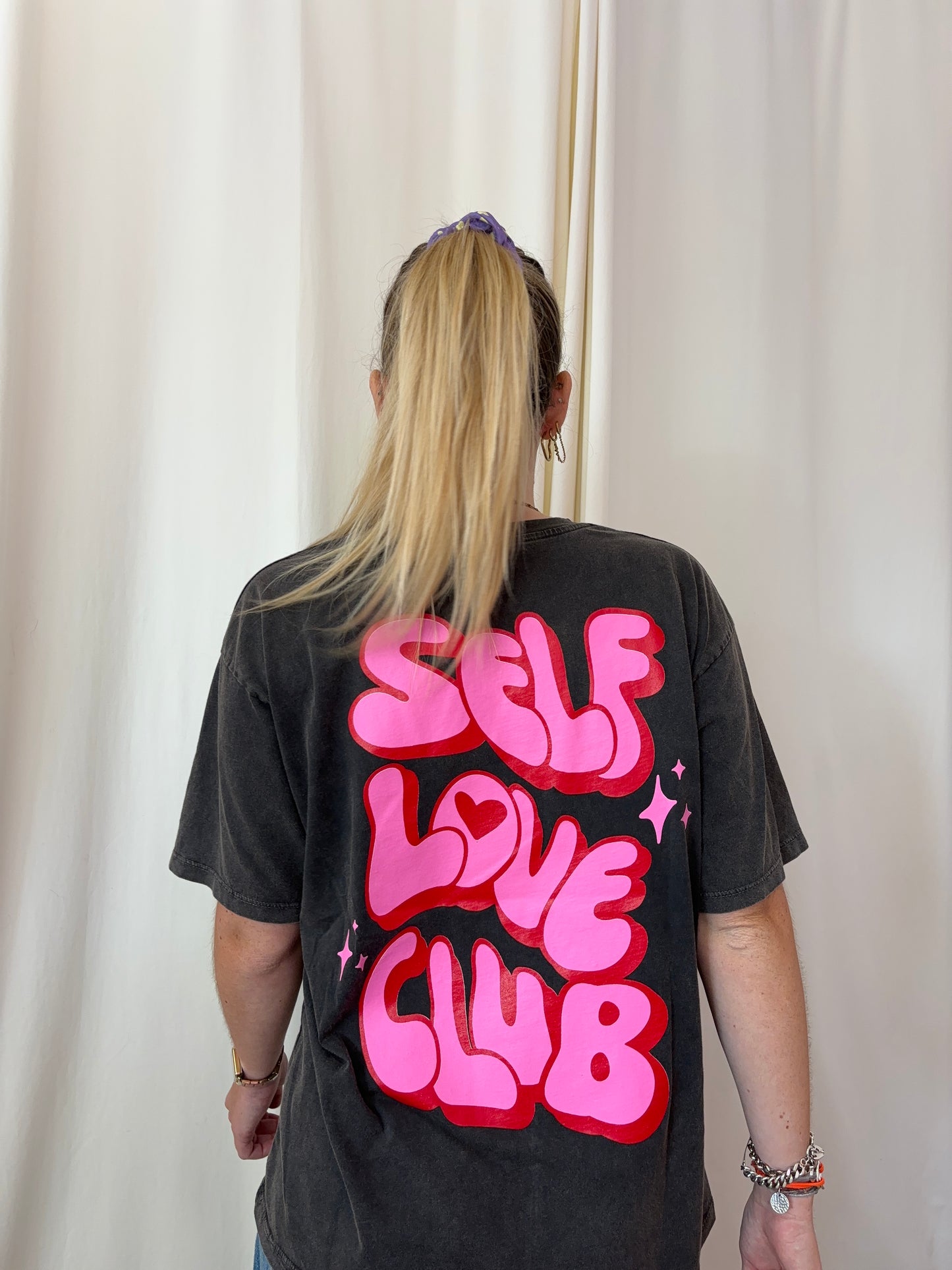 T-shirt SELF LOVE Noir