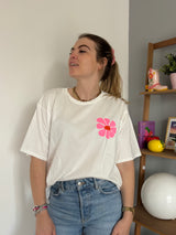 T-shirt MADE FOR MORE Blanc ••