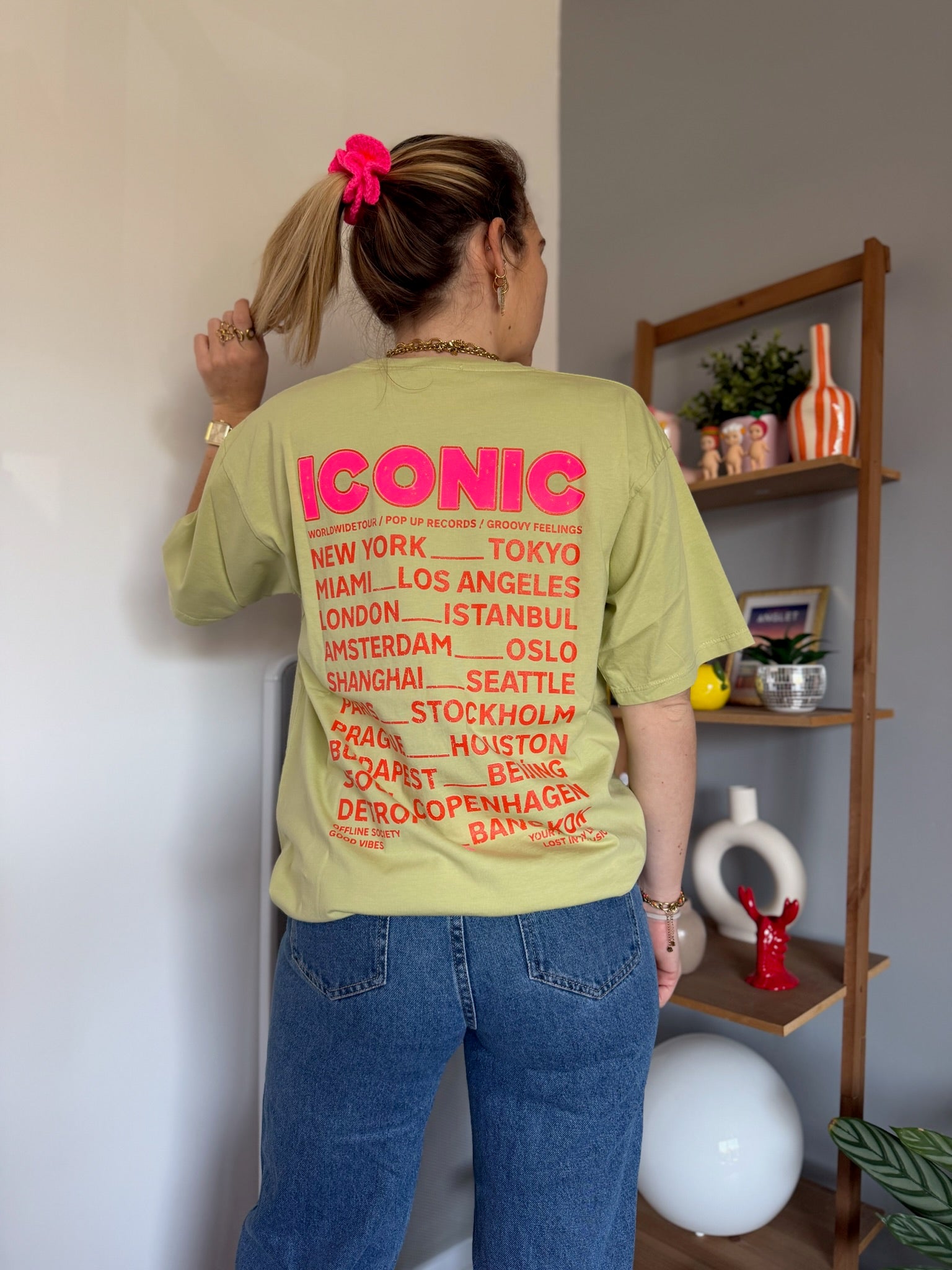T-shirt ICONIC Vert Avocat