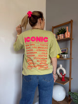 T-shirt ICONIC Vert Avocat