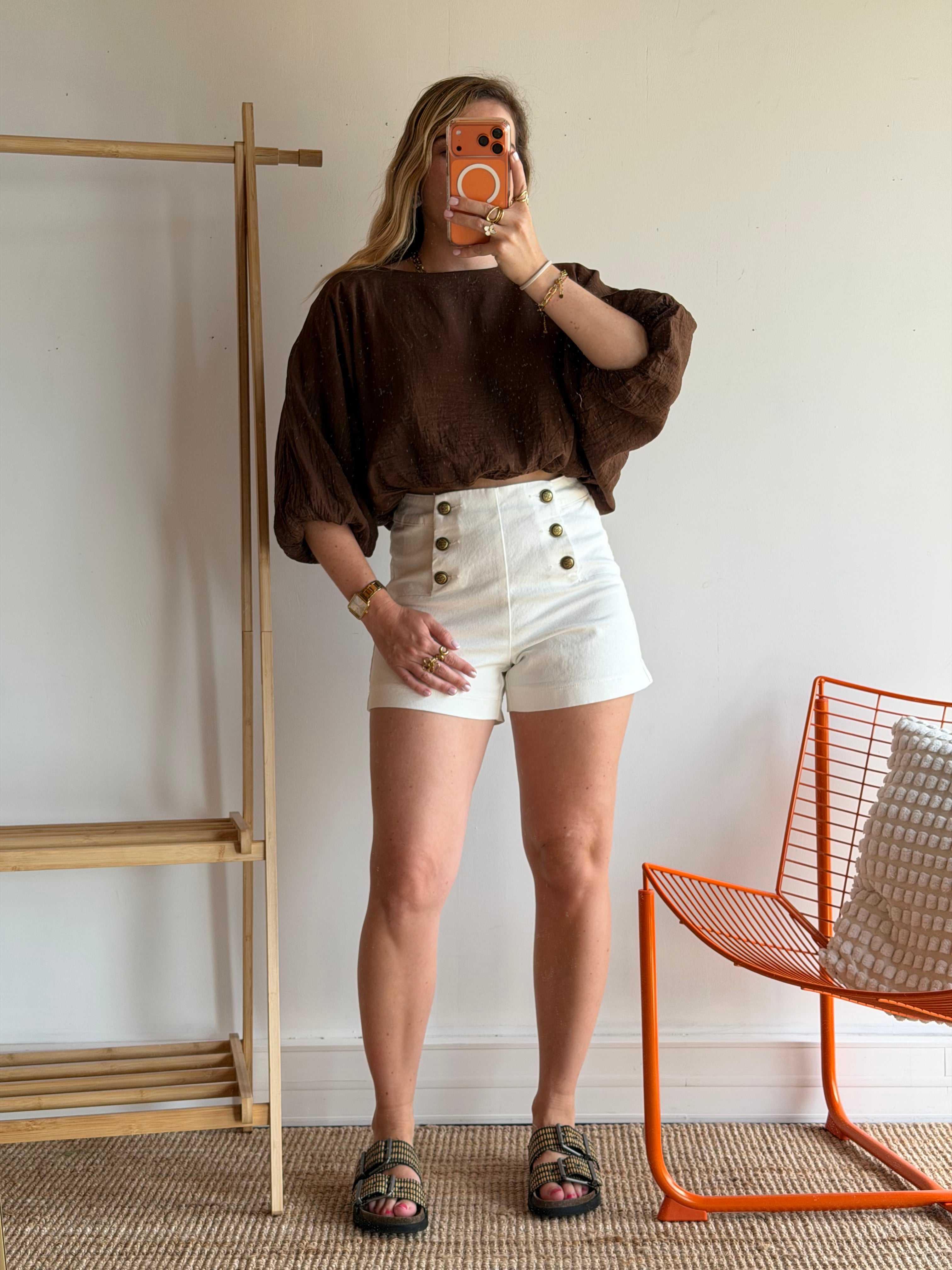 Blouse LISA Chocolat