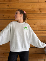 Sweat ICONIC Gris + Vert