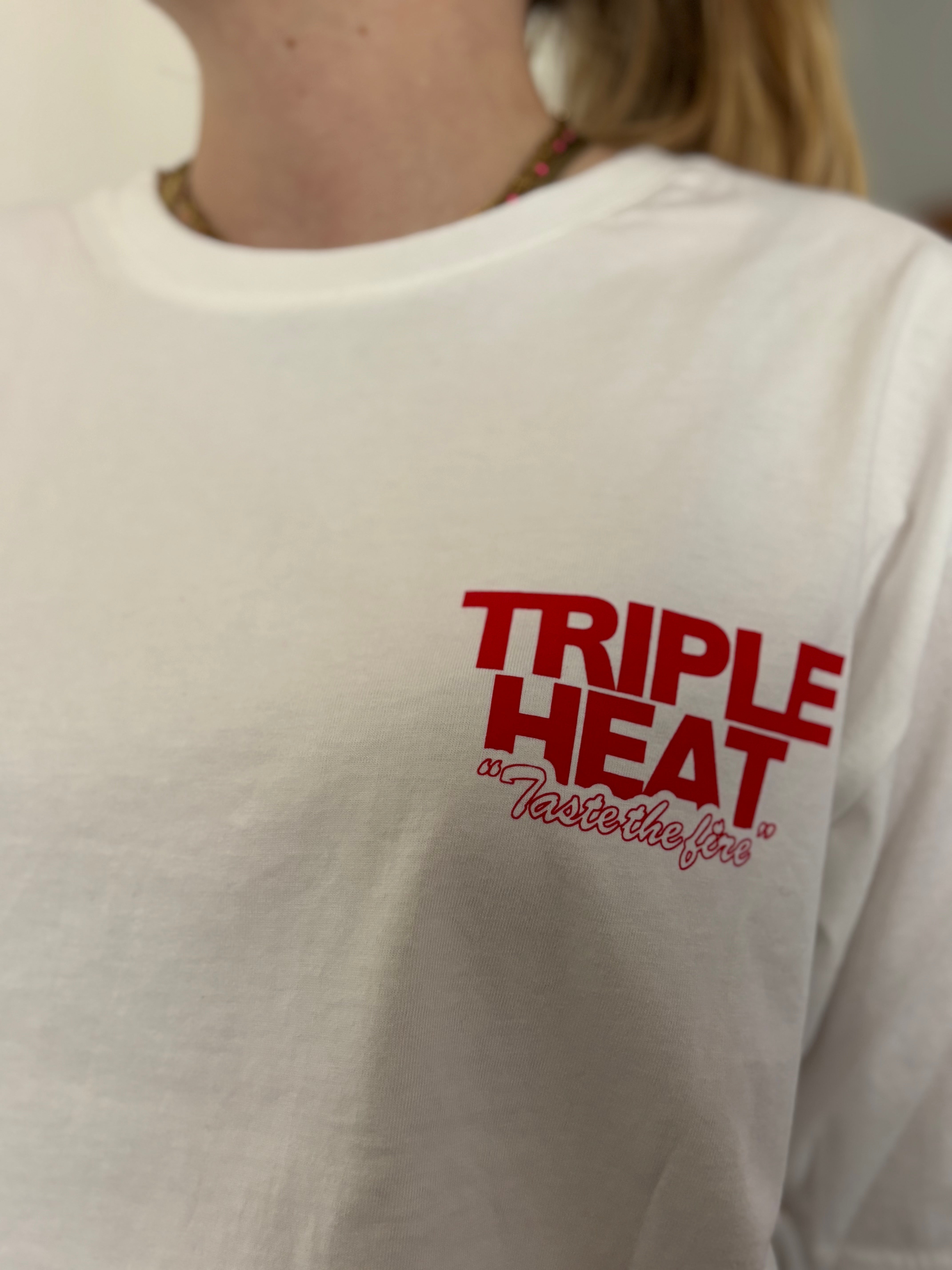 T-shirt TRIPLE HEAT Blanc •