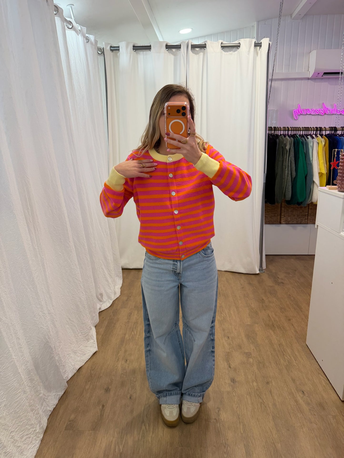 Gilet GIGI Rose/Orange/Jaune