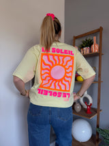 T-shirt SOLEIL (NEW FLUO) Jaune