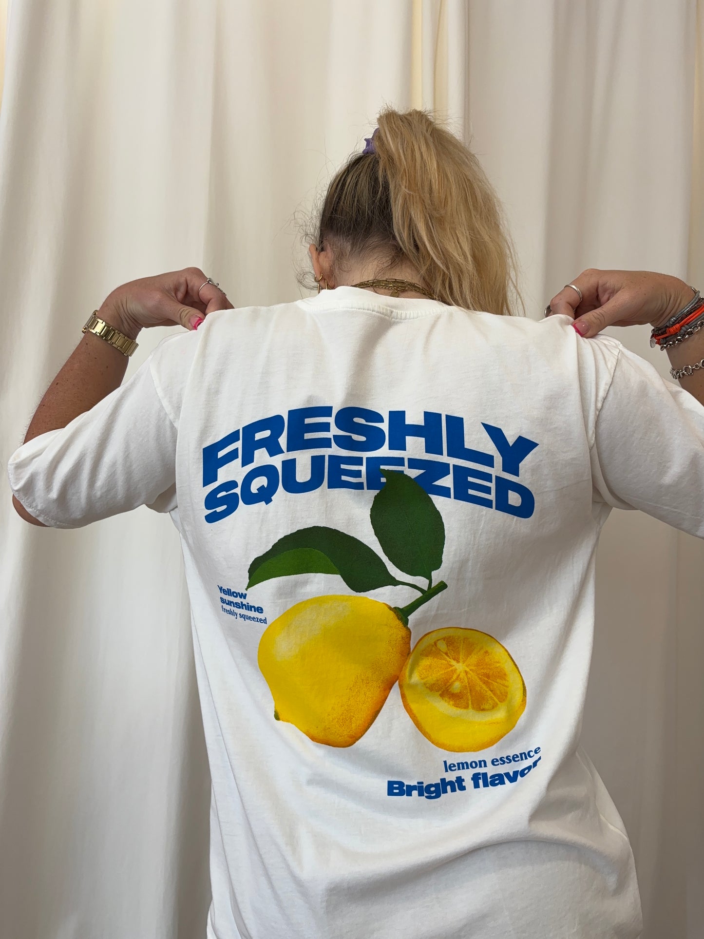 T-shirt CITRON Blanc