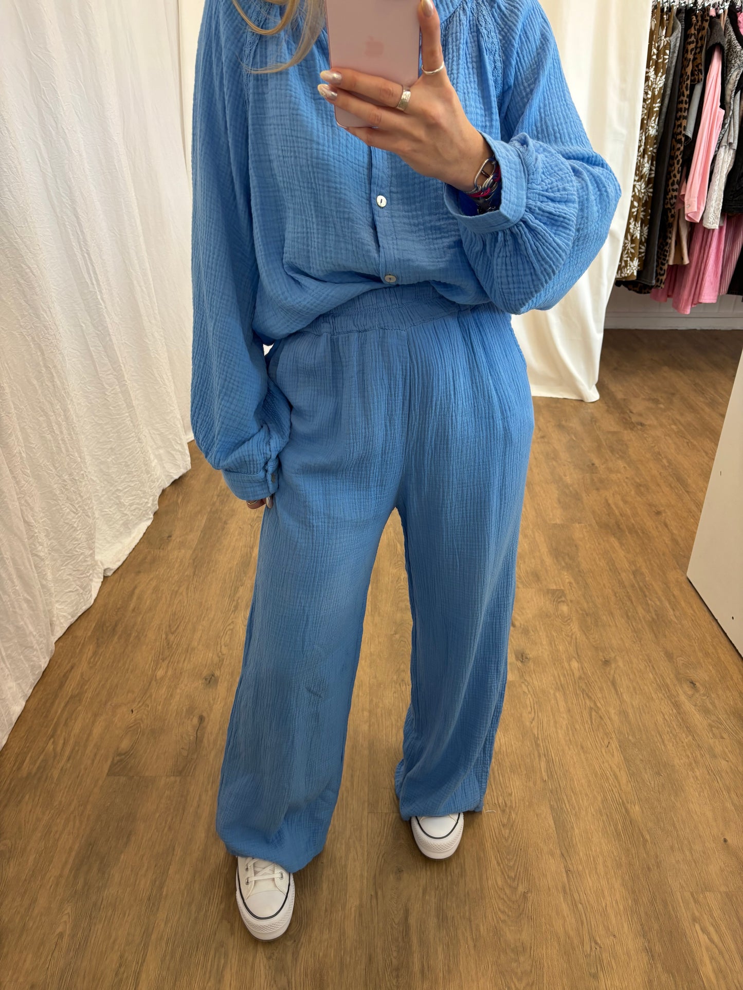 Pantalon LYA Bleu