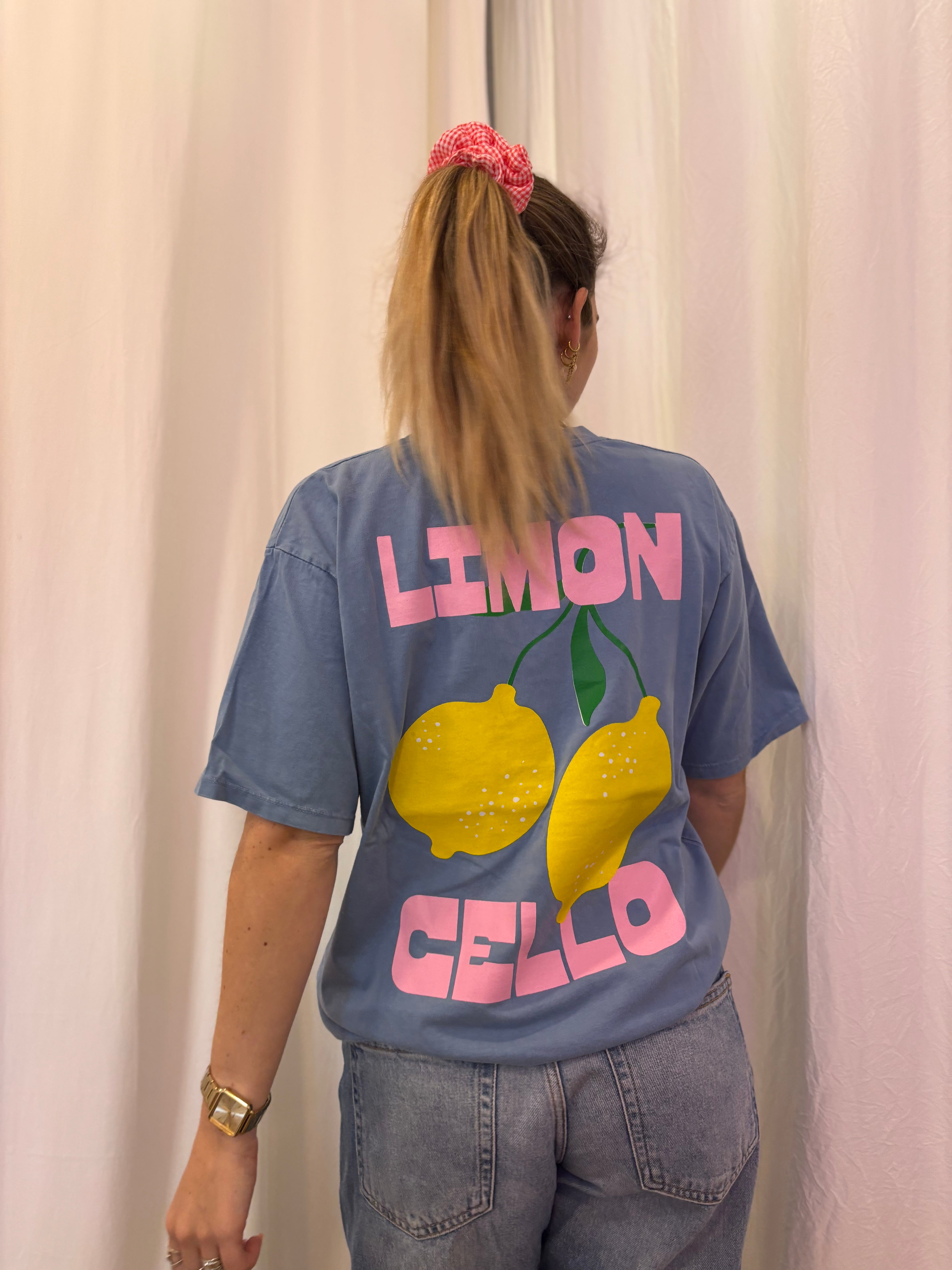 T-shirt LIMON Bleu •