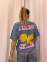 T-shirt LIMON Bleu •