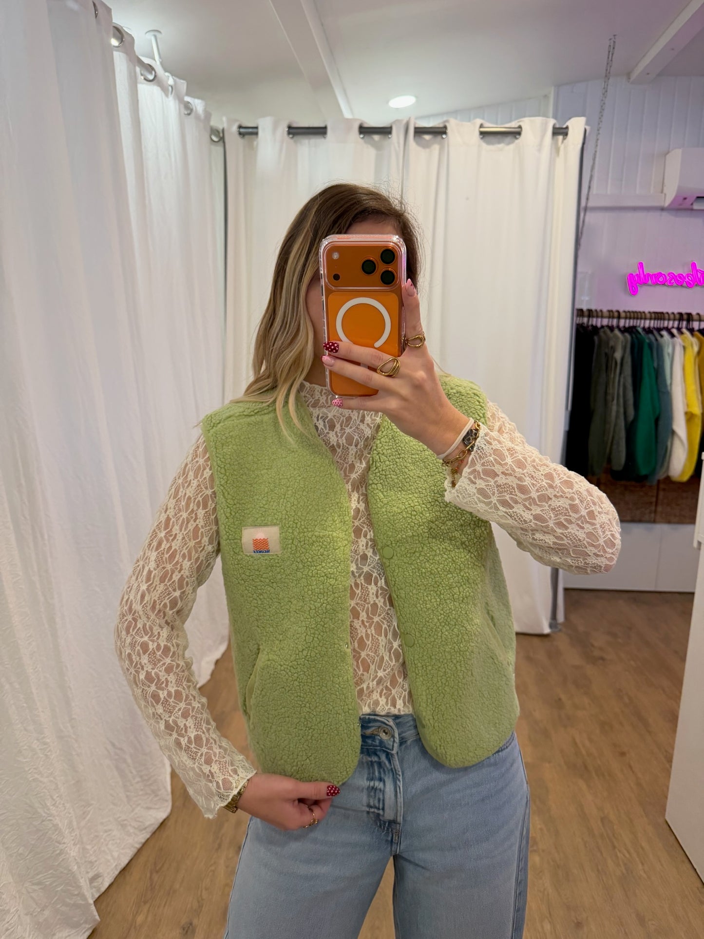 Gilet sans manches ANNA Vert