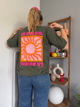 T-shirt SOLEIL Kaki (NEW FLUO)