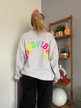 Sweat GOOD VIBES Gris