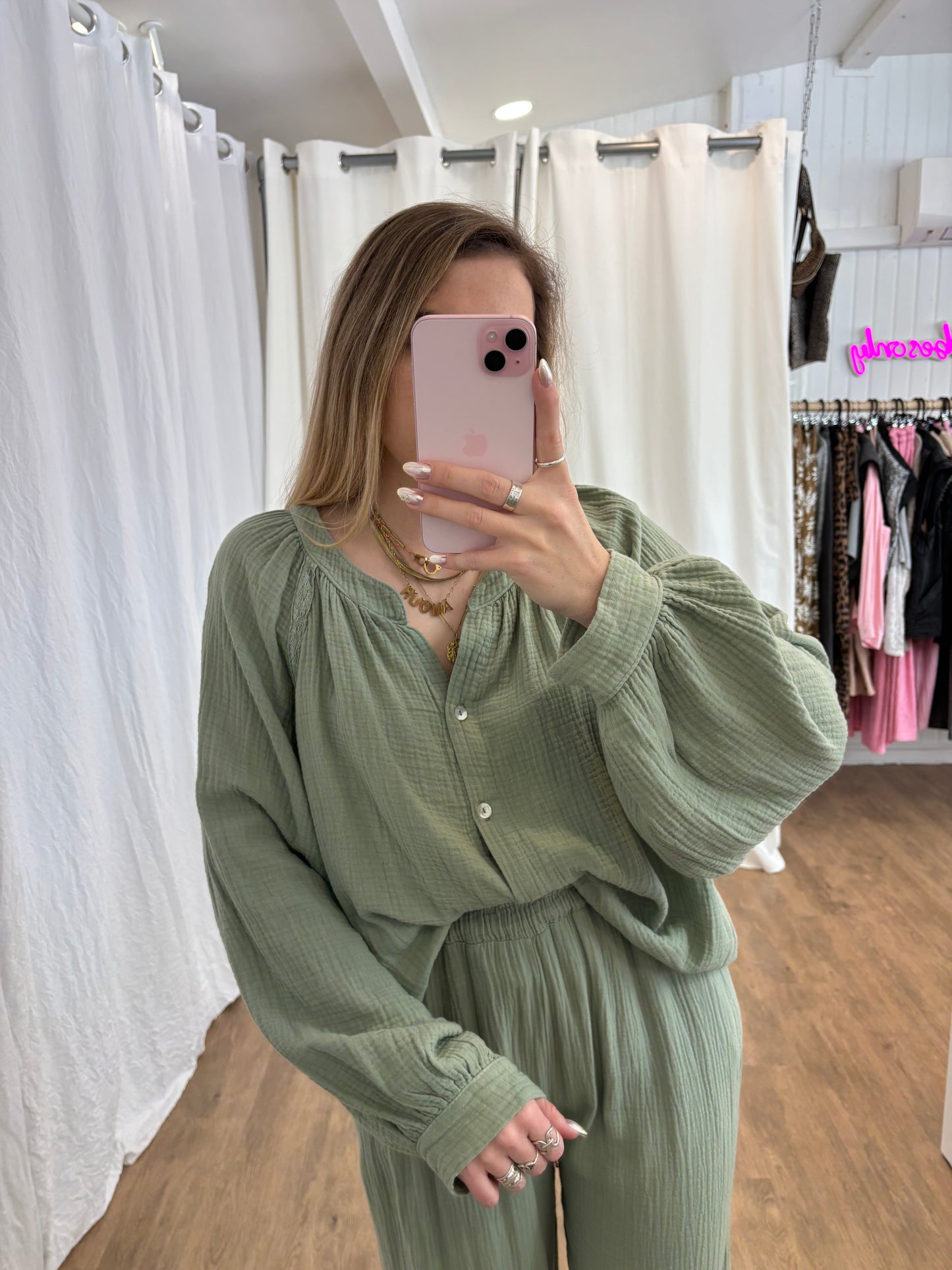 Blouse LYA Kaki clair