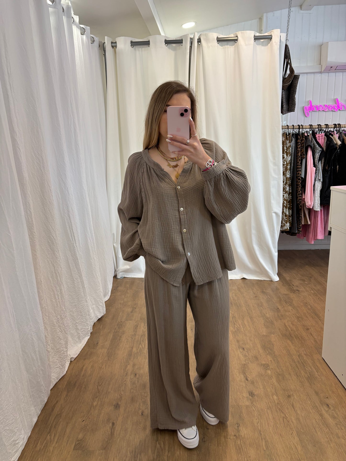 Pantalon LYA Taupe