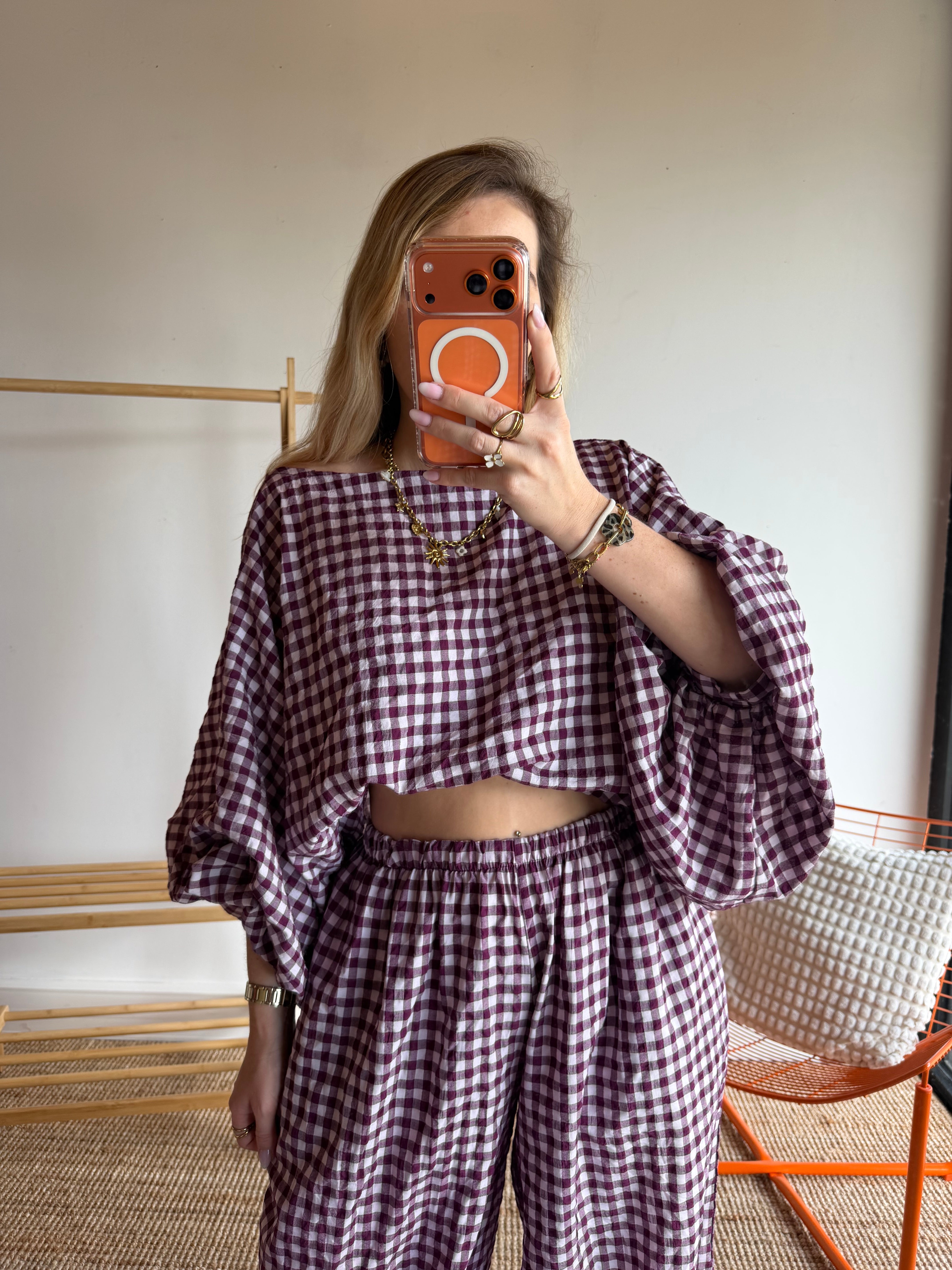 Blouse DIANE Prune