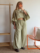 Pantalon DIANE Vert anis