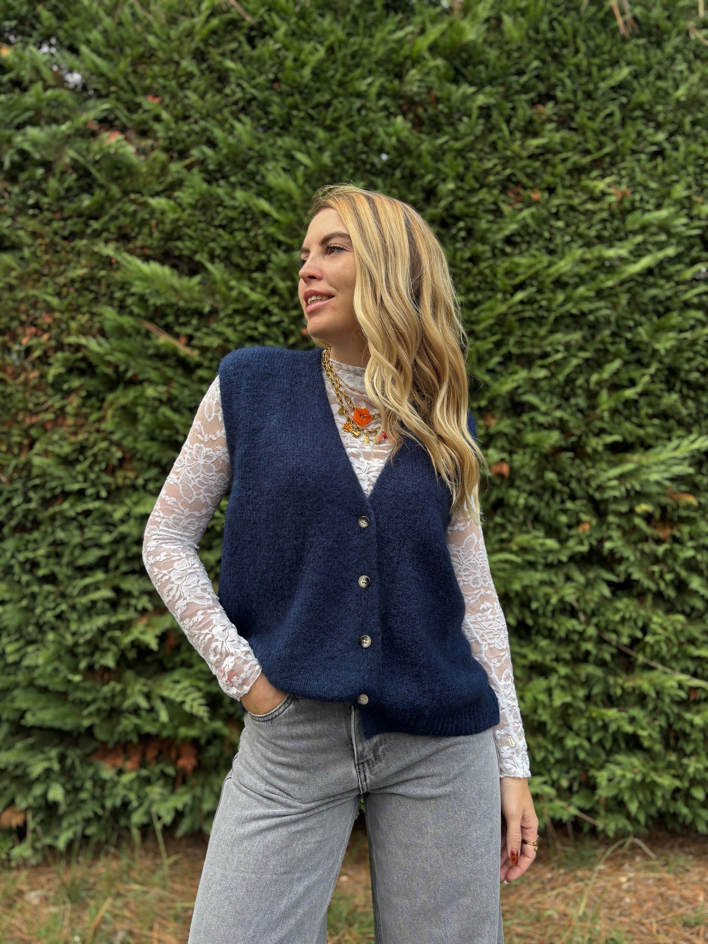 4 - Gilet TOM - Bleu marine