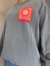Sweat SOLEIL Gris (NEW FLUO)