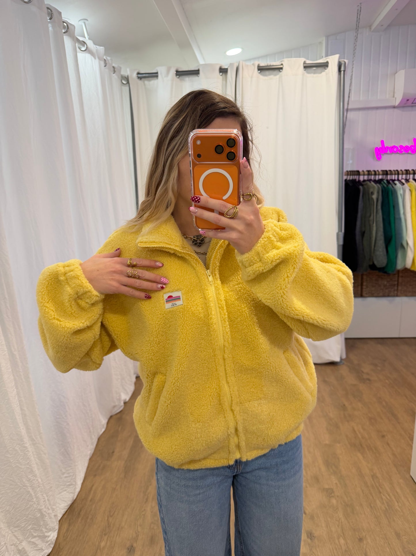 Veste polaire AVA Jaune